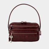 Camero Party Shoulder Bag - Acne Studios - Leather - Burgundy