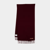 Scarf - Acne Studios - Wool - Burgundy