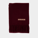Scarf - Acne Studios - Wool - Burgundy