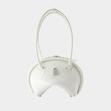 Bowlina Small R Purse - Acne Studios - Leather - White