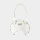 Bowlina Small R Purse - Acne Studios - Leather - White