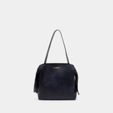 Musubi Midi New Aged Shoulder Bag - Acne Studios - Leather - Dark Blue