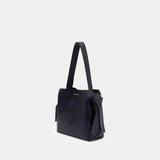 Musubi Midi New Aged Shoulder Bag - Acne Studios - Leather - Dark Blue