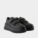 Steffey U Friend Raise Tonal Sneakers - Acne Studios - Leather - Grey