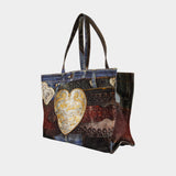 Cowboy Heart Buckle Shopper Bag - Acne Studios - Cotton - Blue