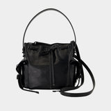 Multipocket Mini Crossbody - Acne Studios - Leather - Black