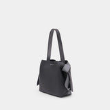 Musubi Midi New Shoulder Bag - Acne Studios - Leather - Dark Grey