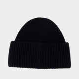 Beanie - Acne Studios - Wool - Black