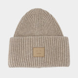 Beanie - Acne Studios - Wool - Beige