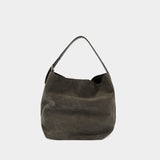 Belted Tote Bag - TOTEME - Leather - Grey