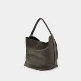 Belted Tote Bag - TOTEME - Leather - Grey