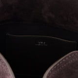 T-Lock Clutch - TOTEME - Leather - Brown