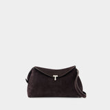 T-Lock Clutch - TOTEME - Leather - Brown