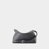 T-Lock Clutch - TOTEME - Leather - Black