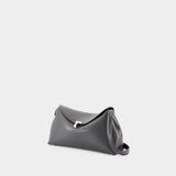 T-Lock Clutch - TOTEME - Leather - Black