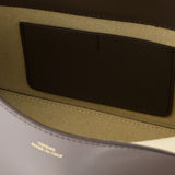 T-Lock Clutch - TOTEME - Leather - Brown