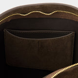 Scooped Sling Shoulder Bag - TOTEME - Leather - Brown