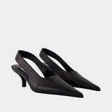 Slingbacks - TOTEME - Leather - Black