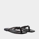 Sandals - TOTEME - Leather - Brown