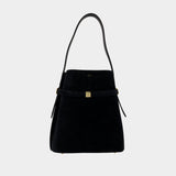 Belted Purse - TOTEME - Leather - Black