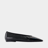 Minimalist Ballerinas - TOTEME - Leather - Black