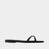 Crossover Sandals - TOTEME - Leather - Black