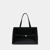 Naplack Lounge Shopper Bag - TOTEME - Leather - Black