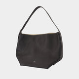 Medium Belted Shopper Bag - TOTEME - Leather - Black