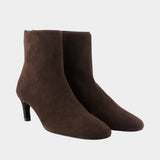 Ankle Boots - TOTEME - Leather - Brown