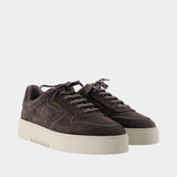 Orbit Embroidery Trainers - Axel Arigato - Leather - Dark Grey