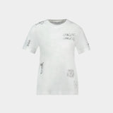 Sacamino Ss 11725 T-Shirt - SAMSØE SAMSØE - Cotton - White