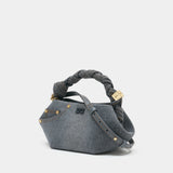 Bou Mini Handbag - Ganni - Cotton - Grey