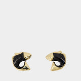 Les Boucles Poisson - Jacquemus - Metal - Black