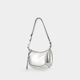 Oskan Moon Shoulder Bag - Isabel Marant - Leather - Silver