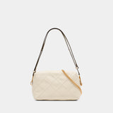 Fleming Soft Large Shoulder Bag - Tory Burch - Leather - Ivory