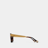 Ch0351s Sunglasses - Chloé - Acetate - Brown