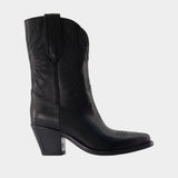 70 Wish Star Low Boots - Golden Goose Deluxe Brand - Leather - Black