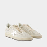 Ball Star Sneakers - Golden Goose Deluxe Brand - Leather - White