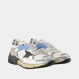 Running Dad Sneakers - Golden Goose Deluxe Brand - Leather - Silver