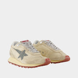 Running Marathon Sneakers - Golden Goose Deluxe Brand - Leather - Beige