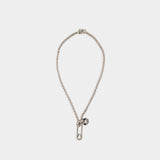 Man. Imogene Necklace - Vivienne Westwood - Metal - Grey