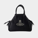 Mini Yasmine Purse - Vivienne Westwood - Leather - Black