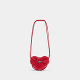 Scrunch-D Heart Crossbody - DIESEL - Leather - Red