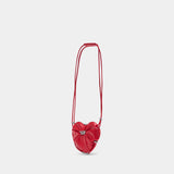 Scrunch-D Heart Crossbody - DIESEL - Leather - Red