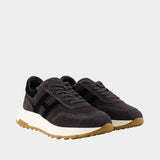 Hyperlight Allacciato H Sneakers - Hogan - Leather - Black