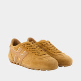 H693 Allacciato H Sneakers - Hogan - Leather - Brown