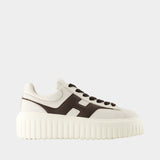 H Stripes Sneakers - Hogan - Leather - White