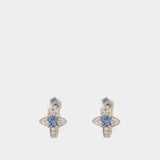 Maitena Earrings - Vivienne Westwood - Brass - Silvered