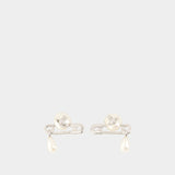 Boucles D'oreilles Claude Small - Vivienne Westwood - Brass - Silver plated