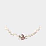 Kitty Pearl Necklace - Vivienne Westwood - Metal - Silver